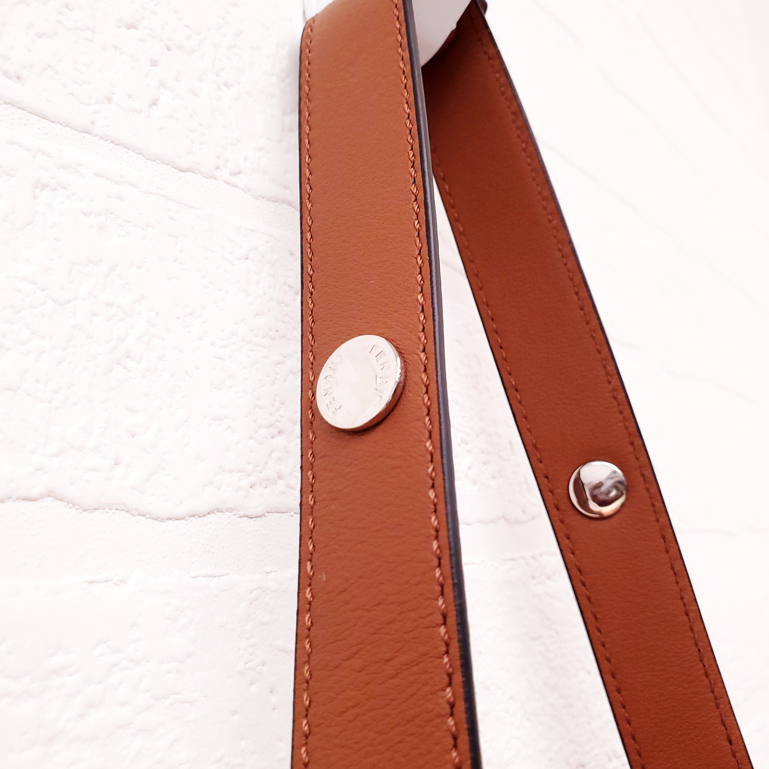 FENDI 'BY THE WAY' CANVAS ADJUSTABLE SHOULDER BAG