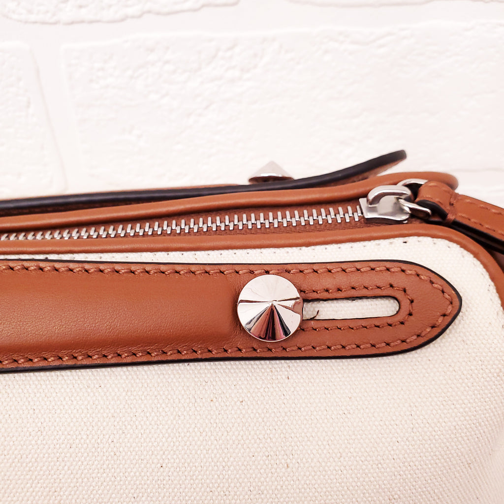 FENDI 'BY THE WAY' CANVAS ADJUSTABLE SHOULDER BAG