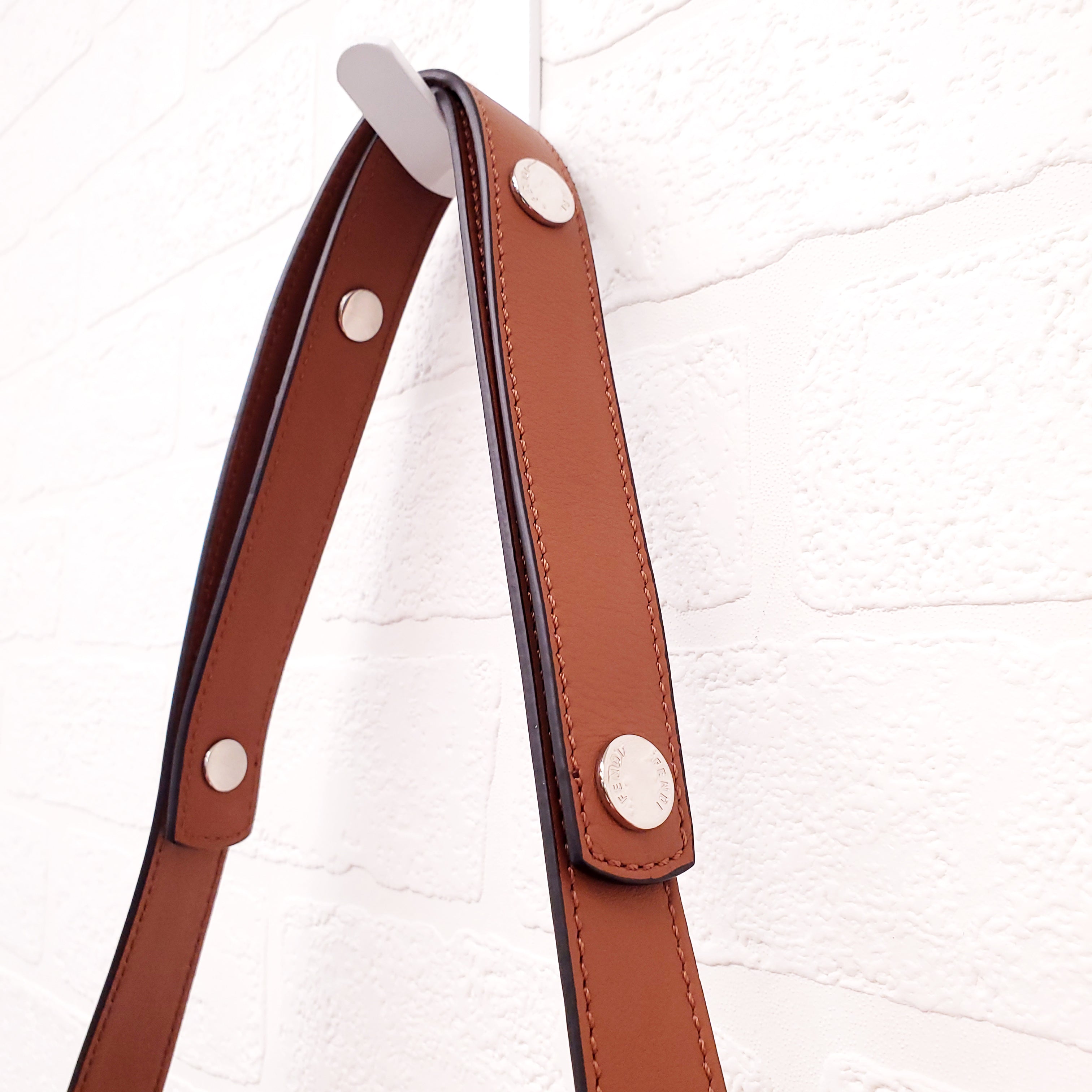 FENDI 'BY THE WAY' CANVAS ADJUSTABLE SHOULDER BAG