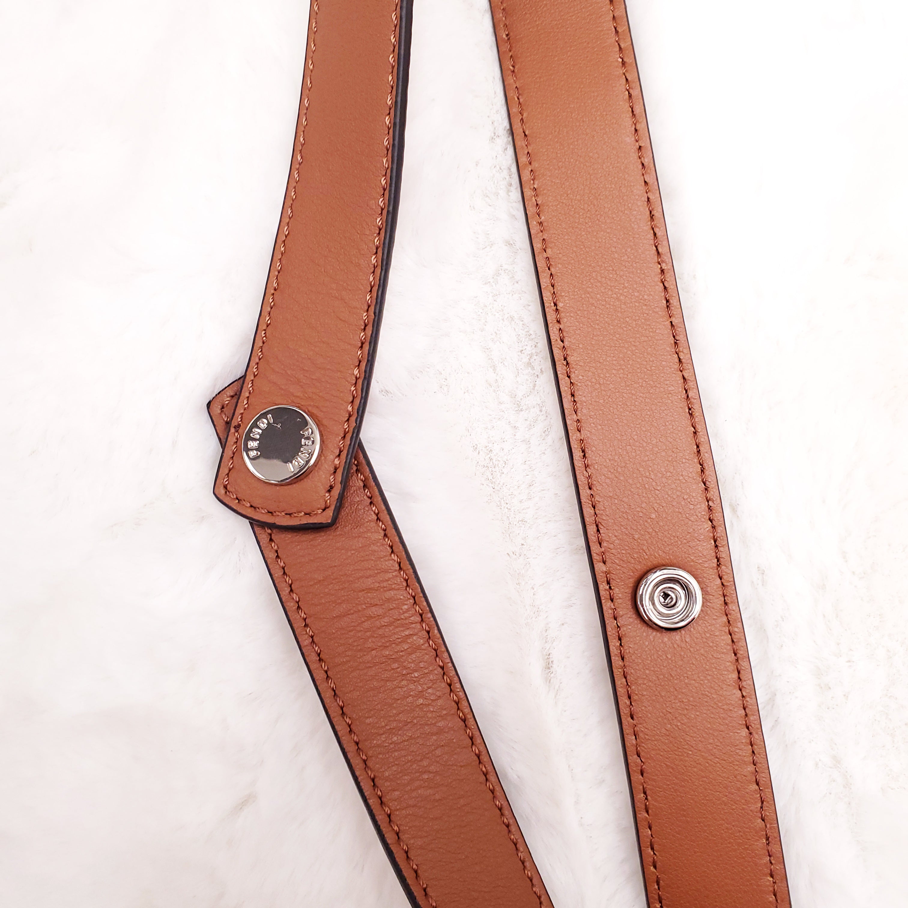 FENDI 'BY THE WAY' CANVAS ADJUSTABLE SHOULDER BAG