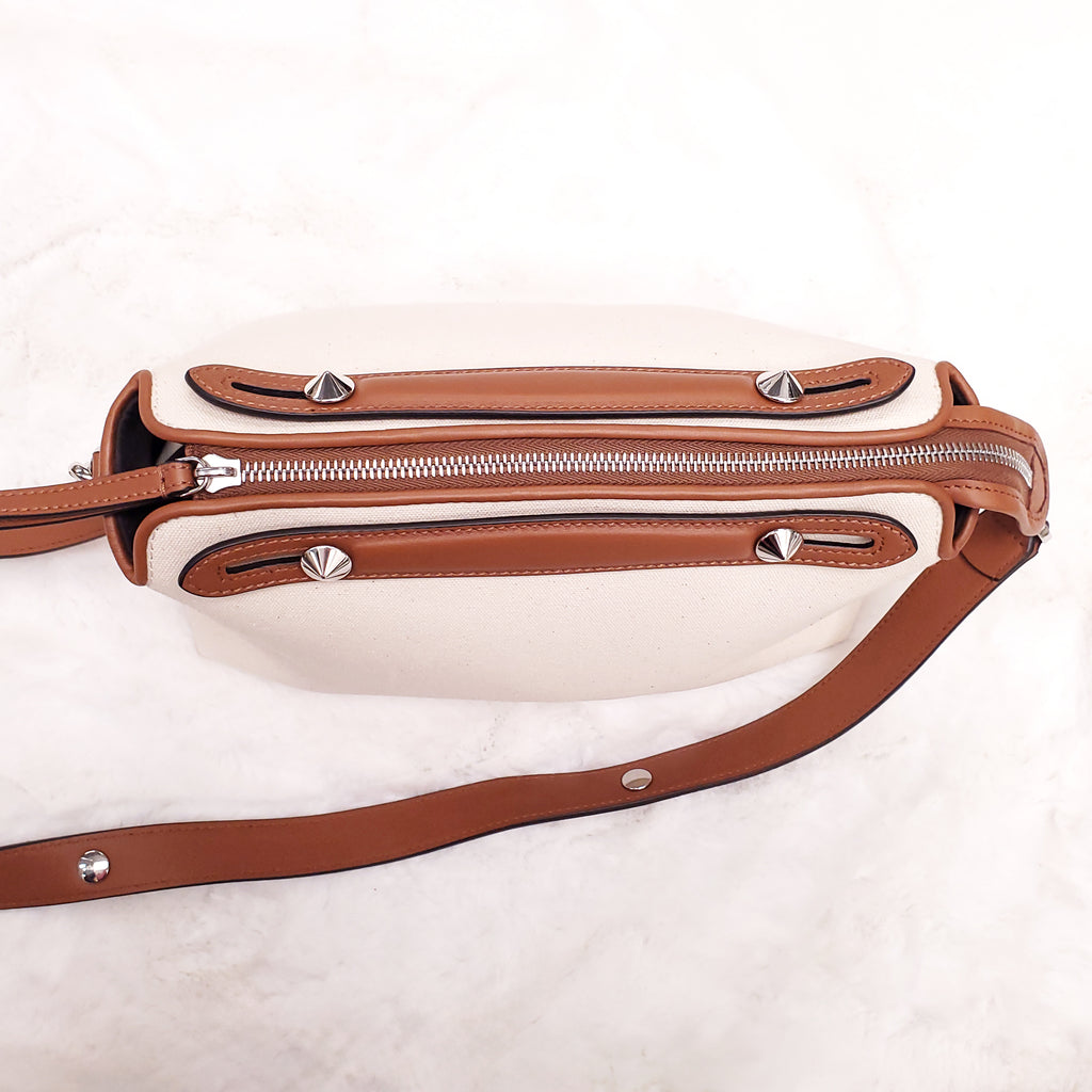 FENDI 'BY THE WAY' CANVAS ADJUSTABLE SHOULDER BAG