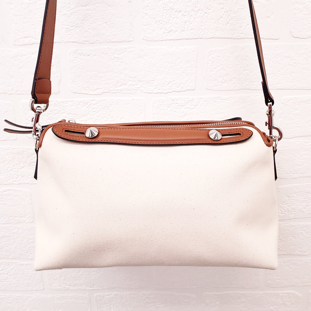 FENDI 'BY THE WAY' CANVAS ADJUSTABLE SHOULDER BAG