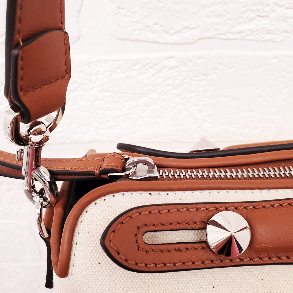 FENDI 'BY THE WAY' CANVAS ADJUSTABLE SHOULDER BAG