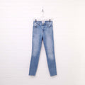 FRAME 'LE HIGH SKINNY' LIGHT WASH JEANS - SIZE 25