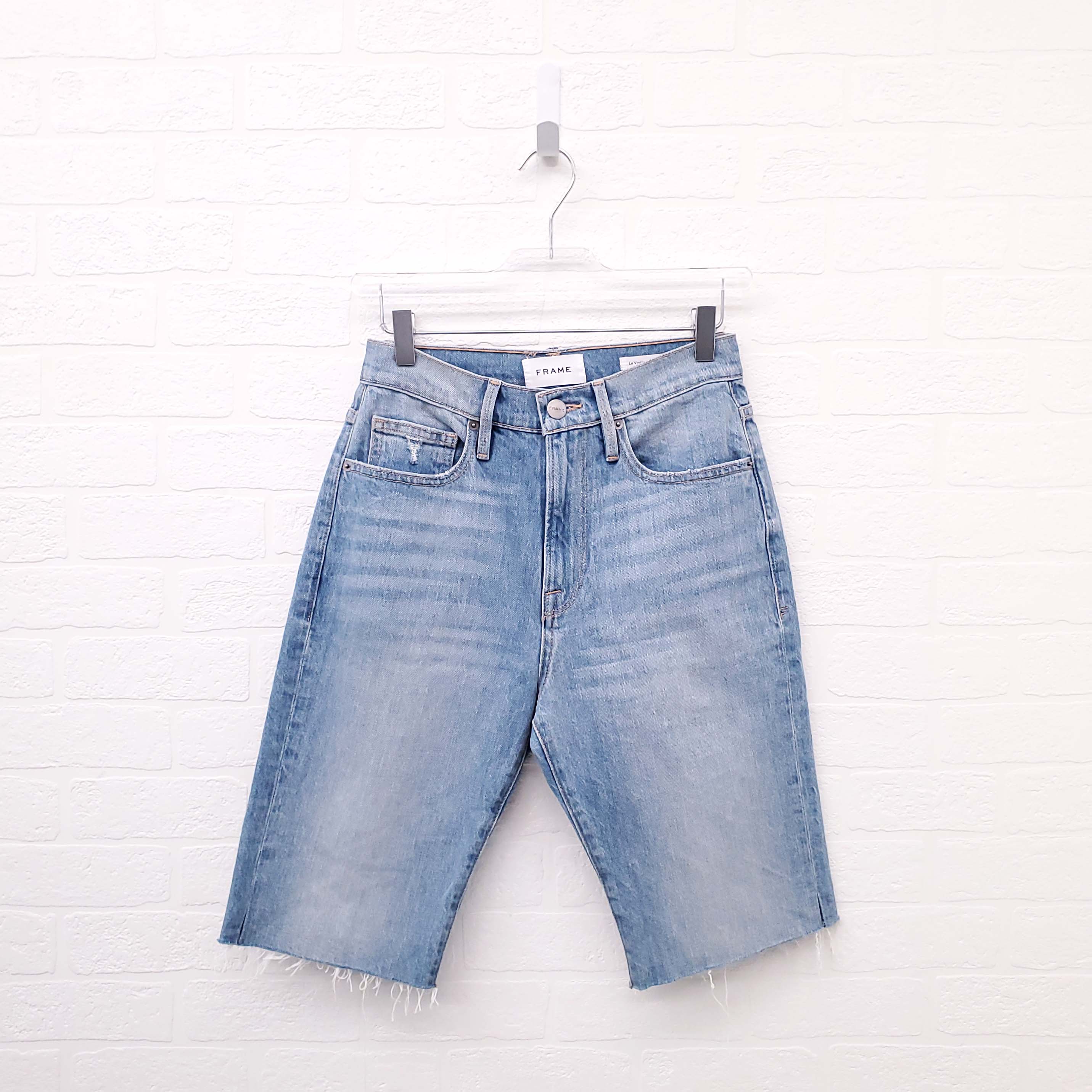 FRAME 'LE VINTAGE BERMUDA' JEAN SHORTS - SIZE 25