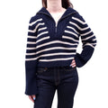 G. STRIPED SWEATER - SIZE XS