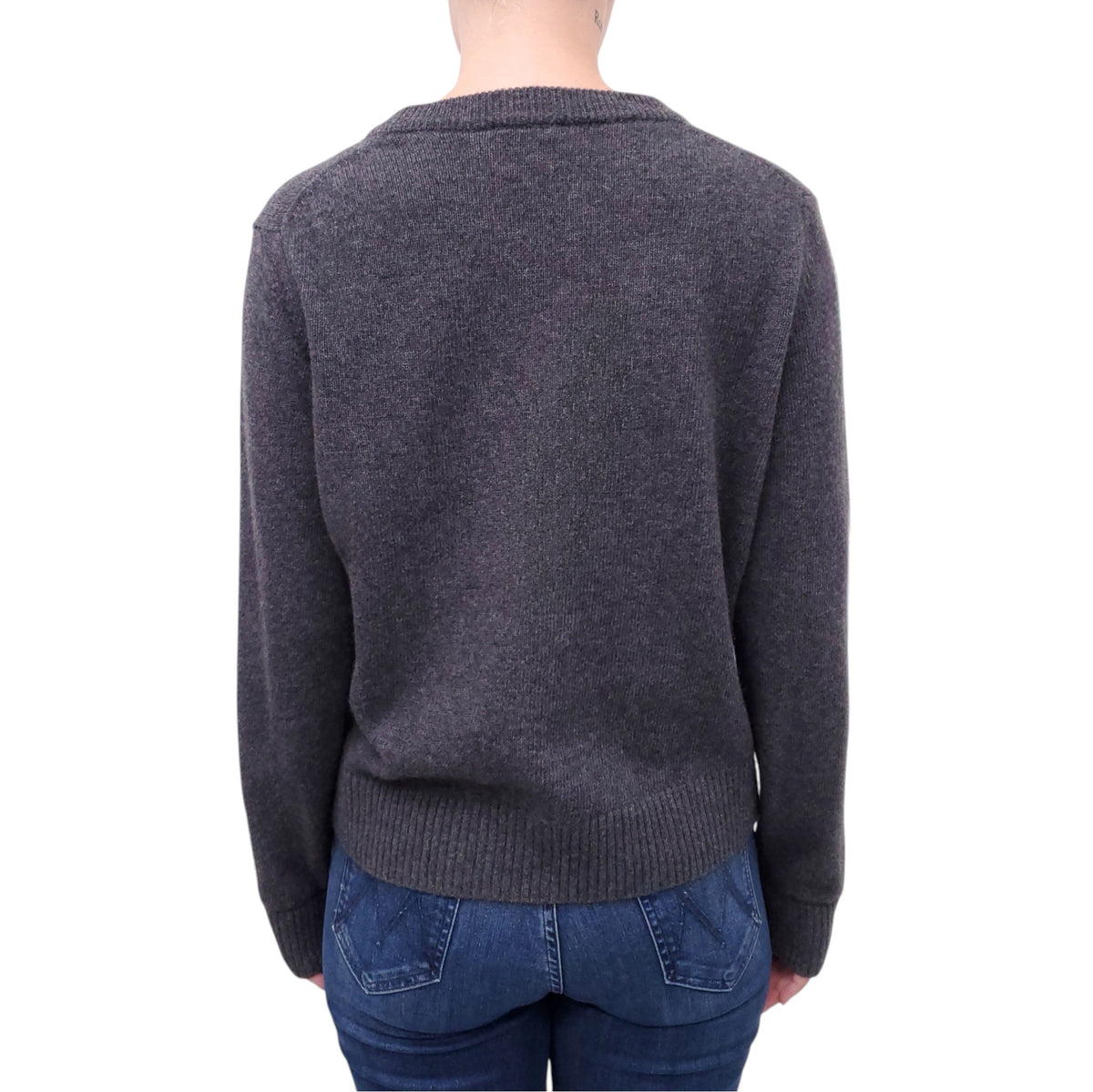 GANNI GREY TIGER SWEATER - SIZE M