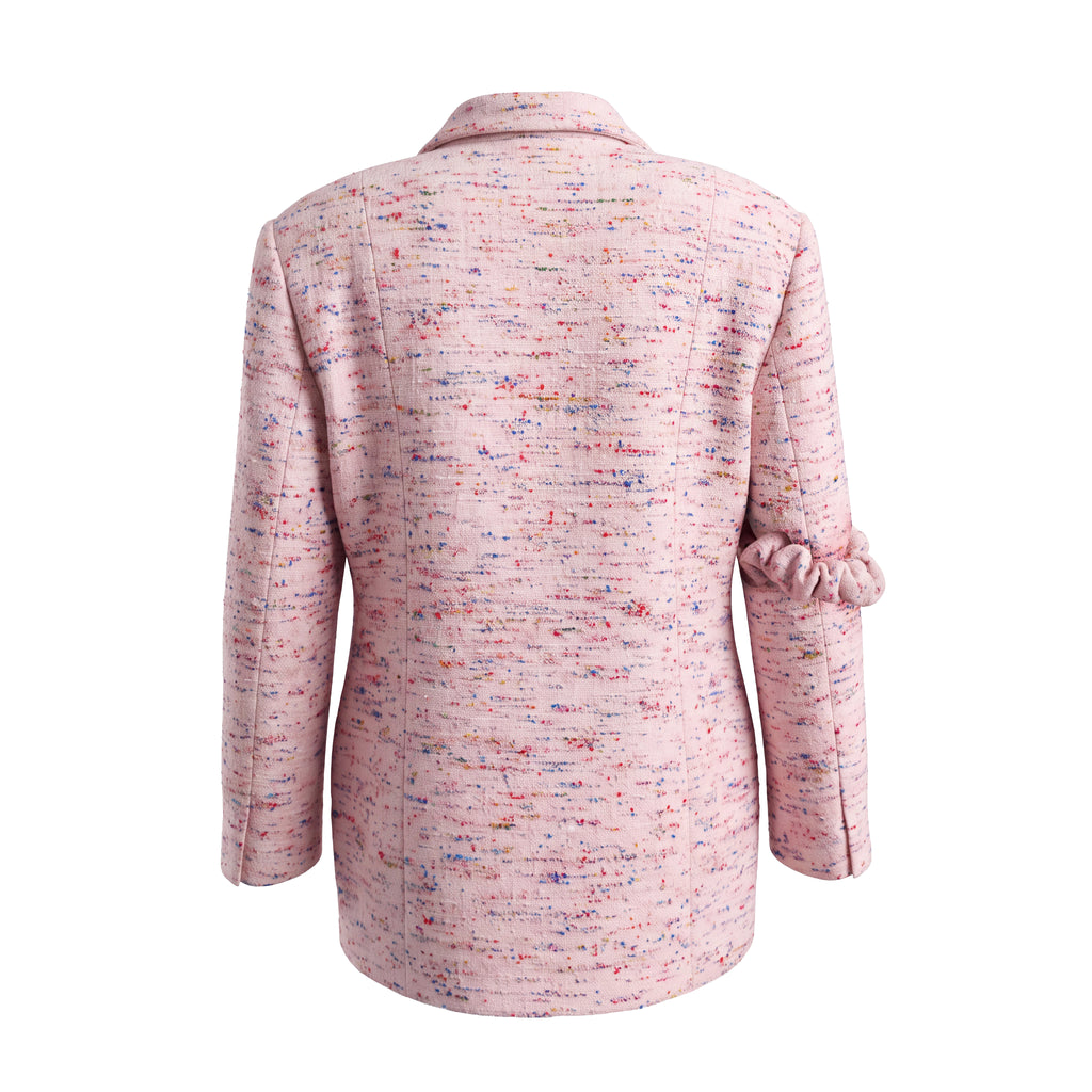 GANNI WOOL PINK JACKET - SIZE L/XL