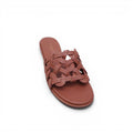 GIANVITO ROSSI BROWN SANDALS - SIZE 37
