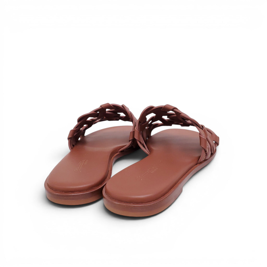 GIANVITO ROSSI BROWN SANDALS - SIZE 37