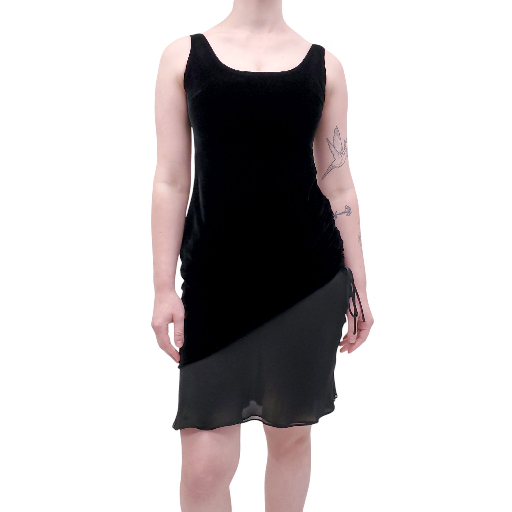 GIORGIO ARMANI BLACK VELVET DRESS
