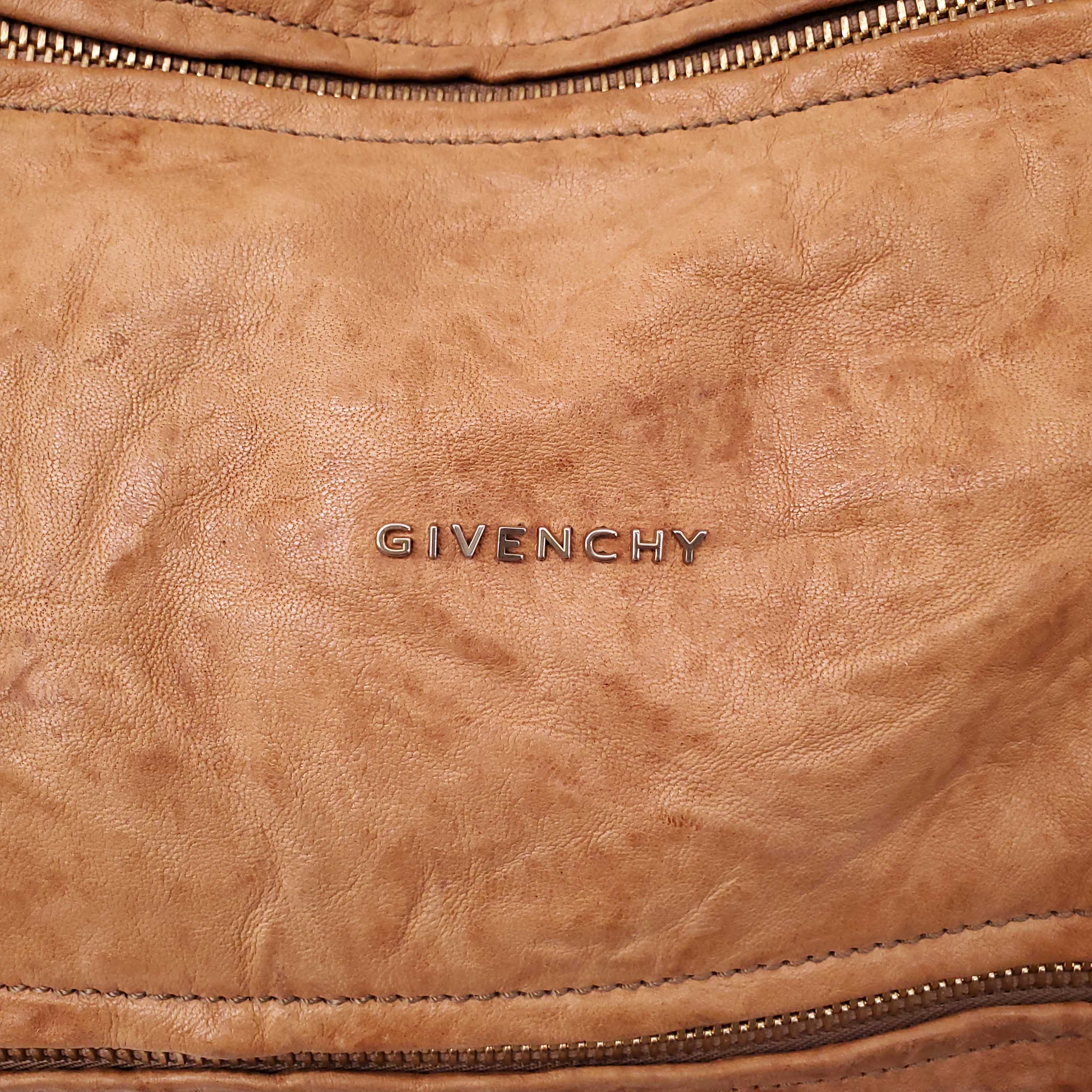 GIVENCHY BROWN LEATHER MEDIUM PANDORA BAG
