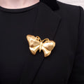 GIVENCHY GOLD BUTTERFLY PIN