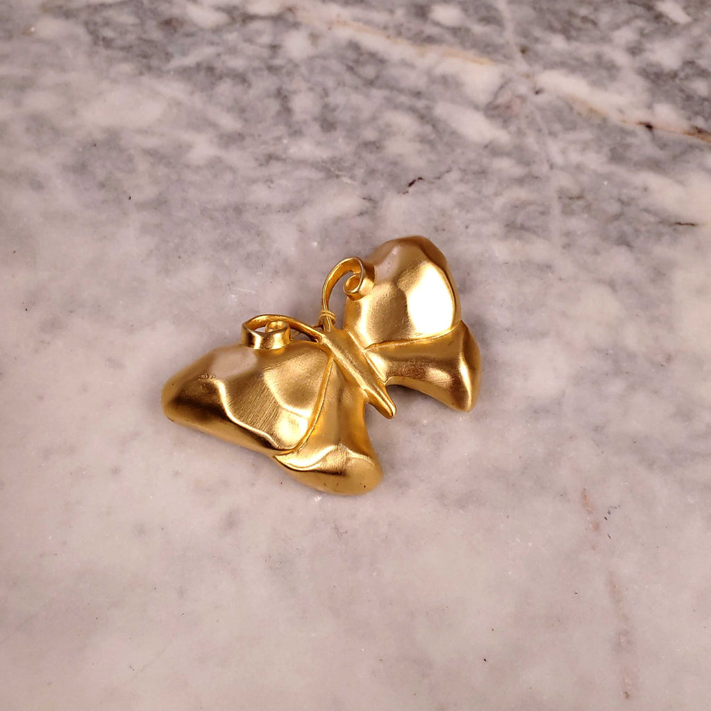 GIVENCHY GOLD BUTTERFLY PIN