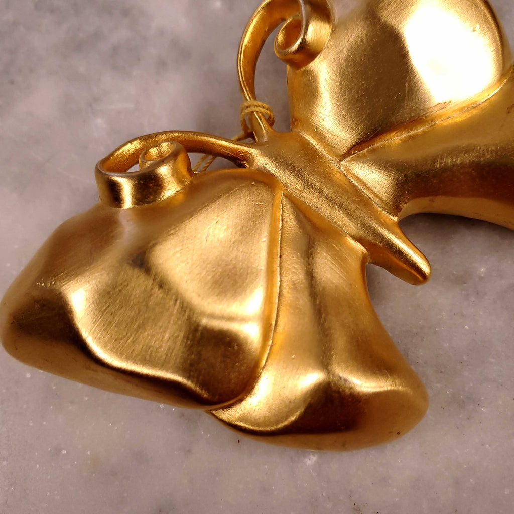GIVENCHY GOLD BUTTERFLY PIN