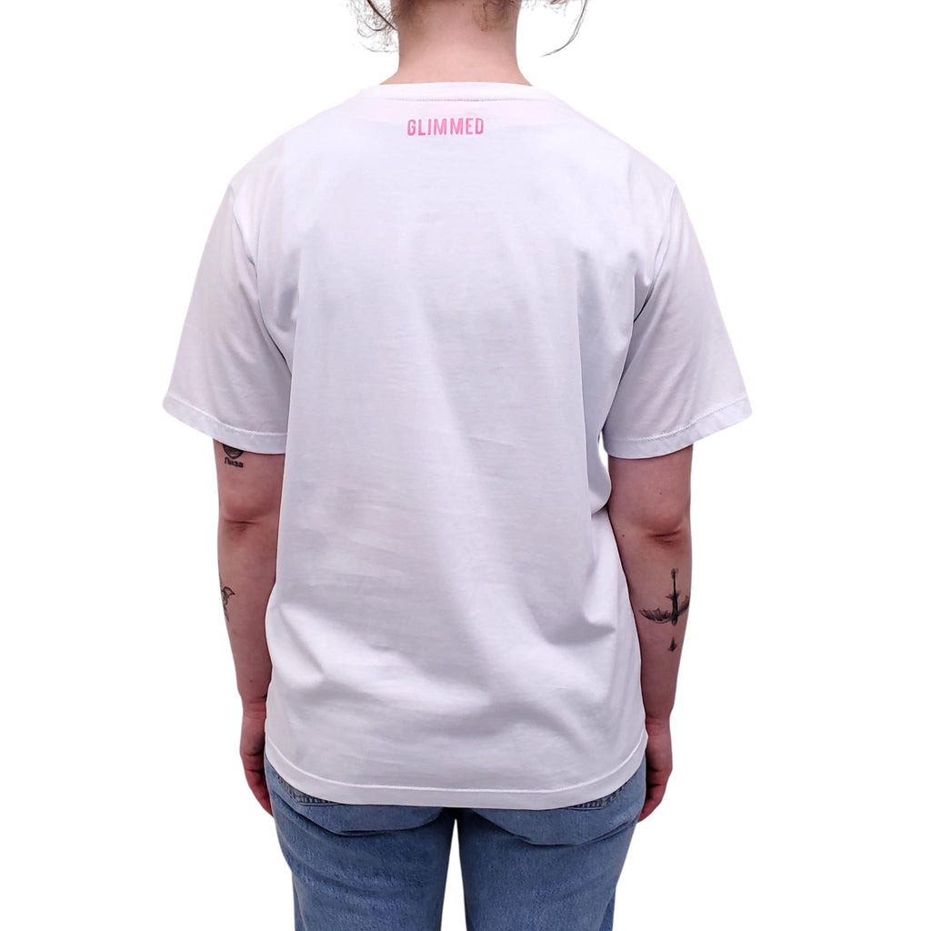 GLIMMED FEMINIST GRAPHIC T-SHIRT - SIZE L