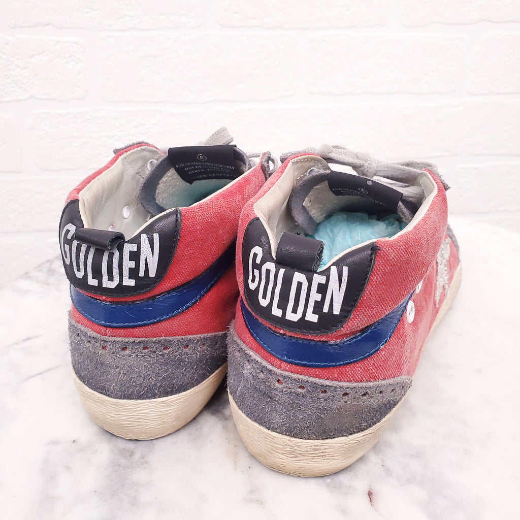 GOLDEN GOOSE MIDSTAR SPLATTER SNEAKERS - SIZE 40