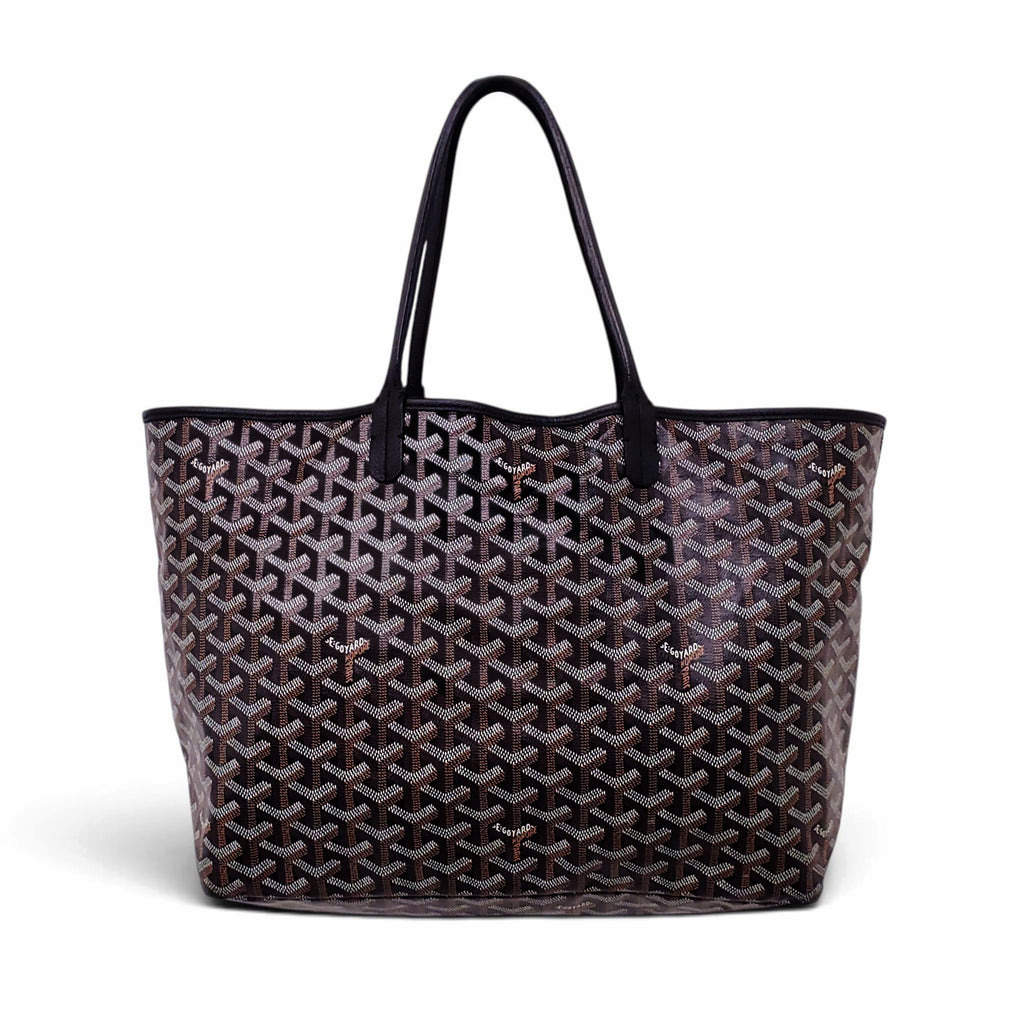 GOYARD BLACK SAINT LOUIS PM TOTE BAG