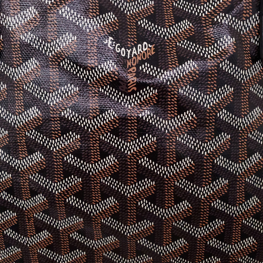 GOYARD BLACK SAINT LOUIS PM TOTE BAG