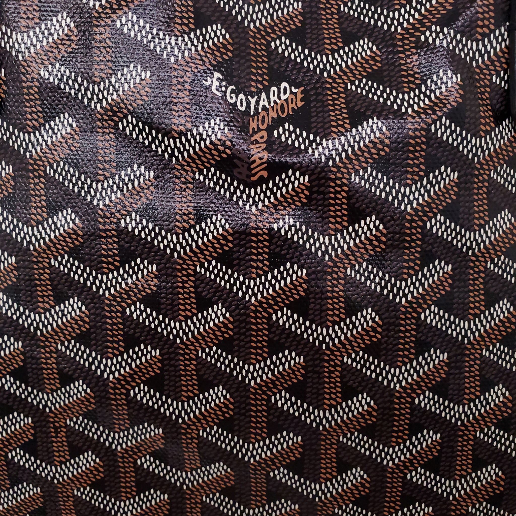 GOYARD BLACK SAINT LOUIS PM TOTE BAG