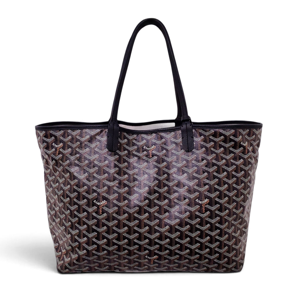 GOYARD BLACK SAINT LOUIS PM TOTE BAG