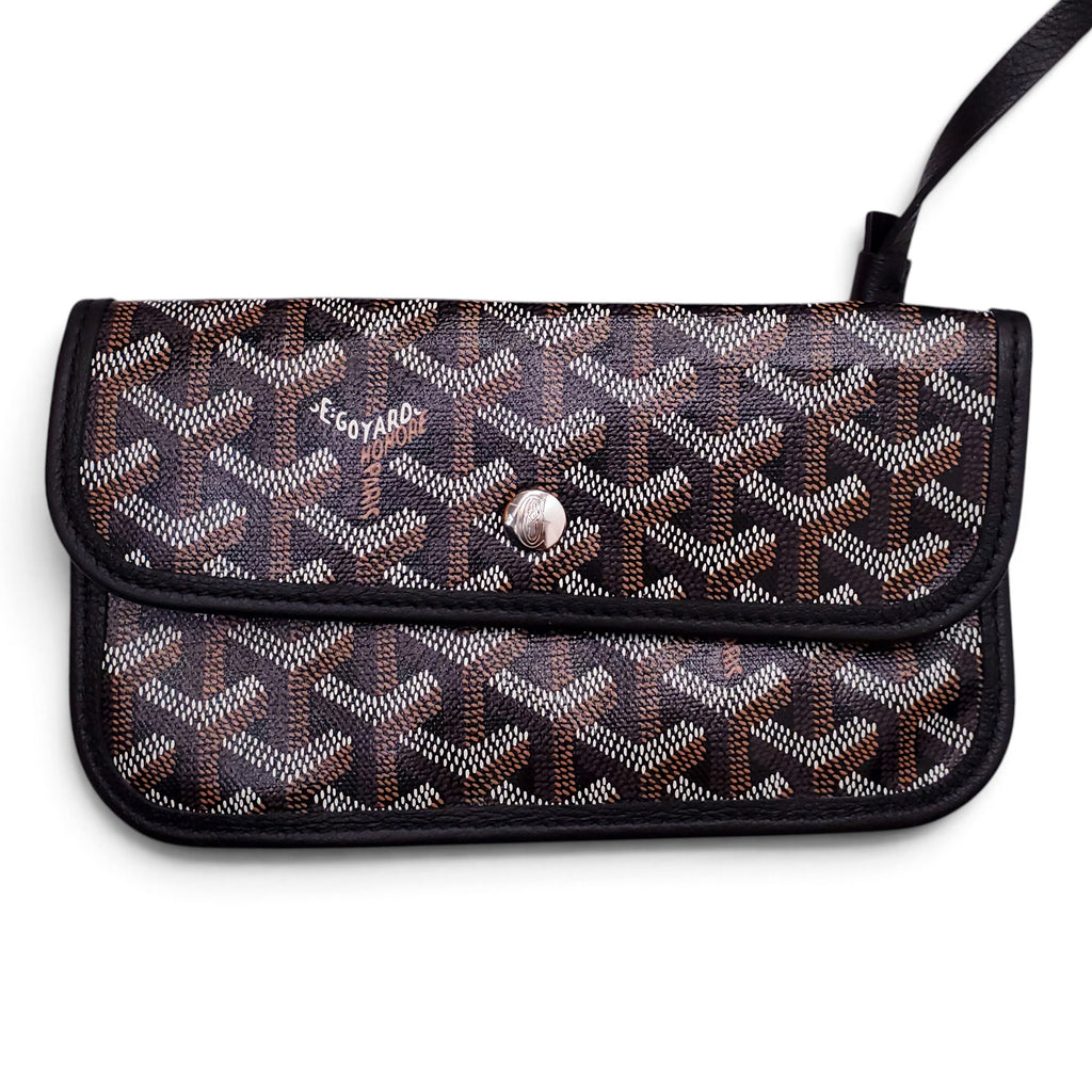 GOYARD BLACK SAINT LOUIS PM TOTE BAG