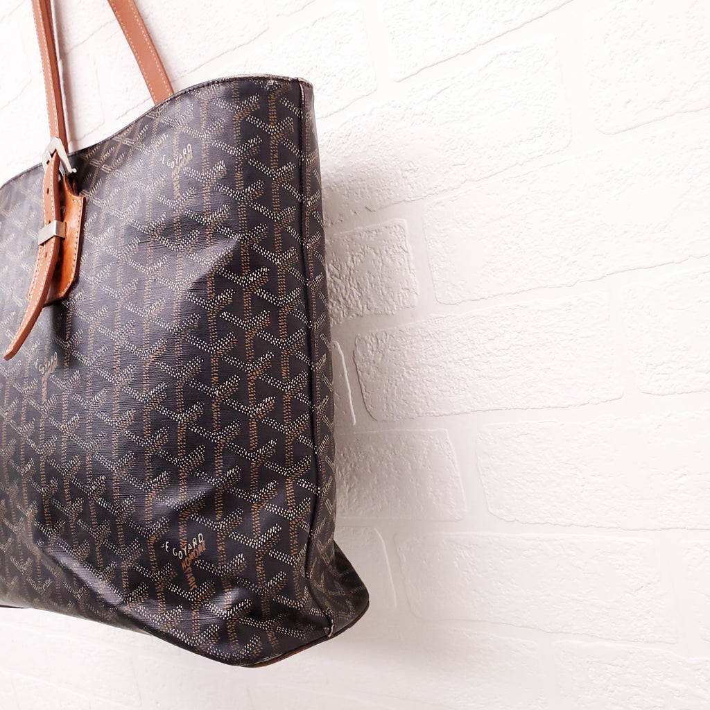 GOYARD BLACK VINTAGE TOTE