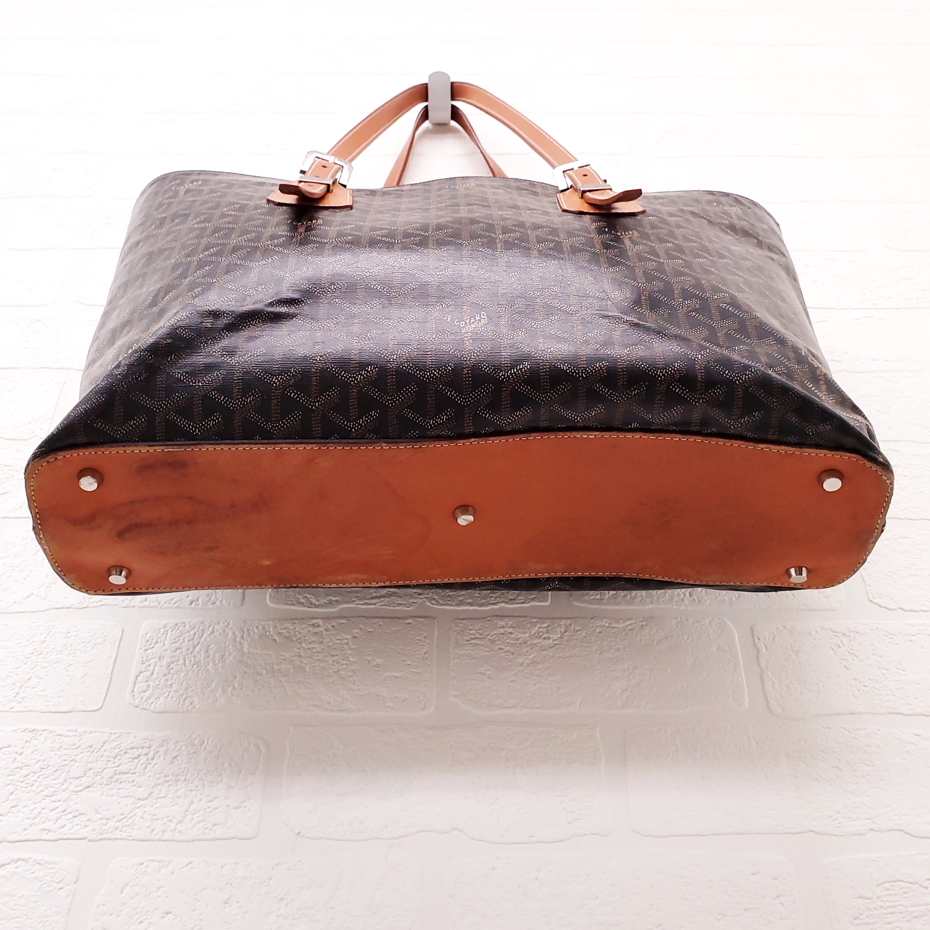 GOYARD BLACK VINTAGE TOTE
