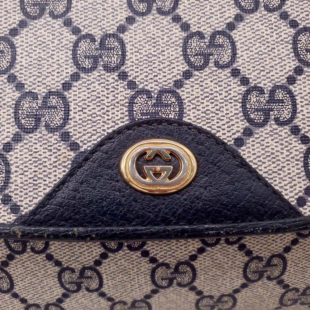 GUCCI 1980'S LOGO CROSSBODY BAG