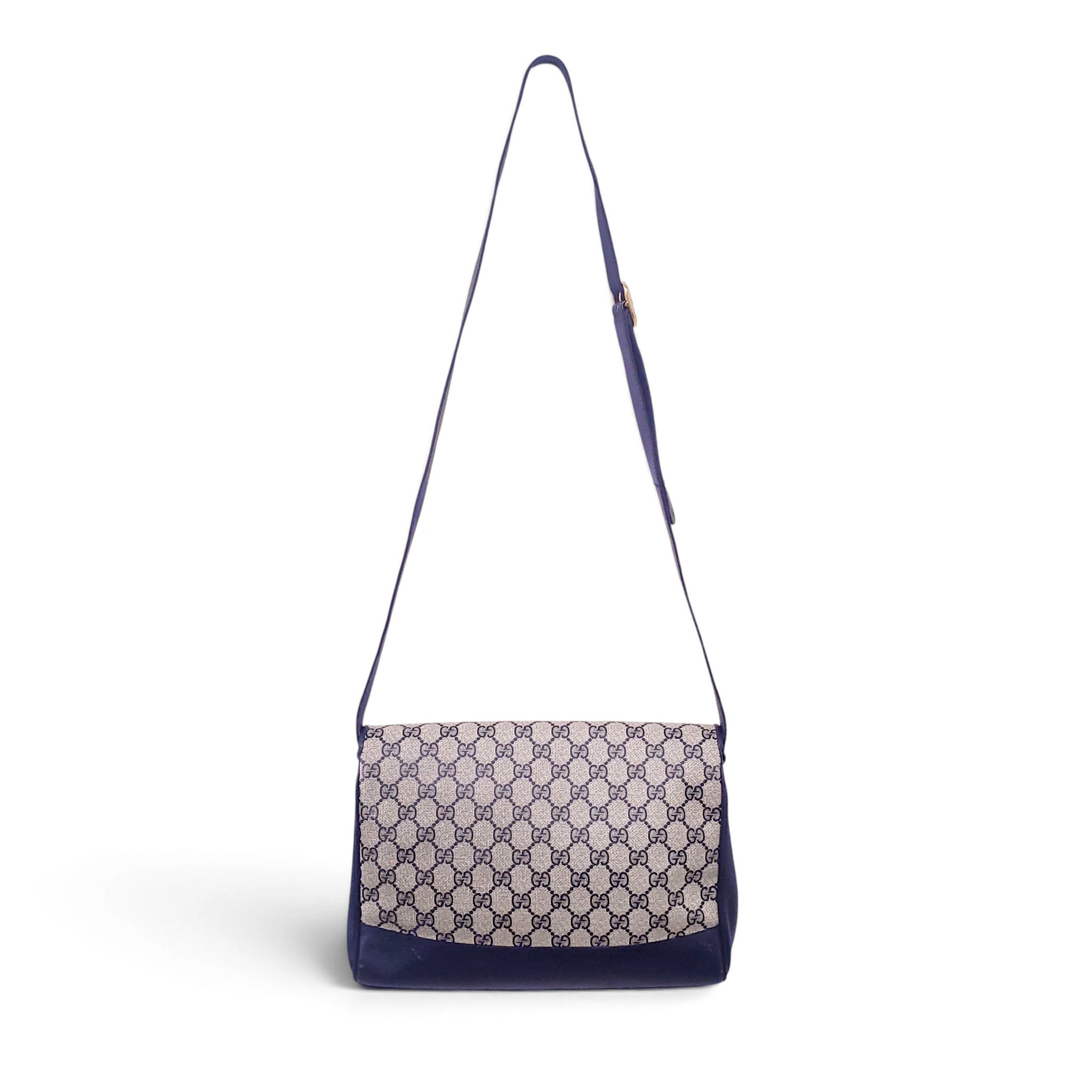 GUCCI 1980'S LOGO CROSSBODY BAG