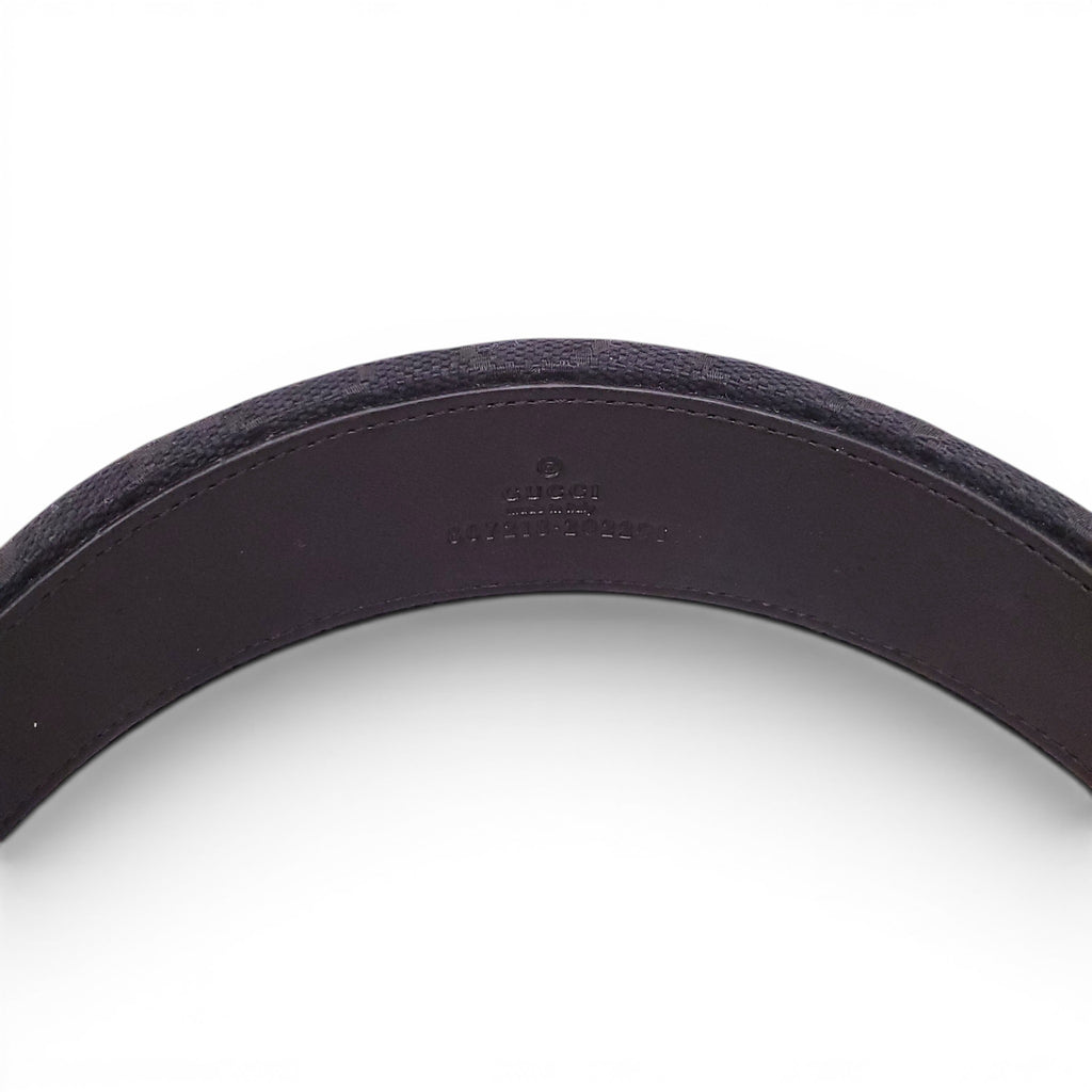 GUCCI BLACK MONOGRAM HEADBAND