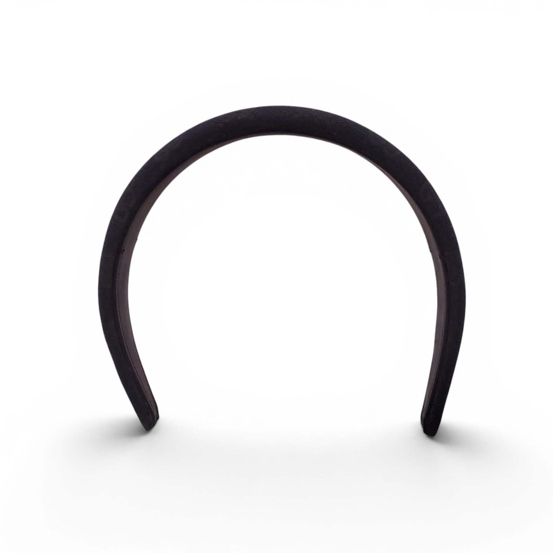 GUCCI BLACK MONOGRAM HEADBAND