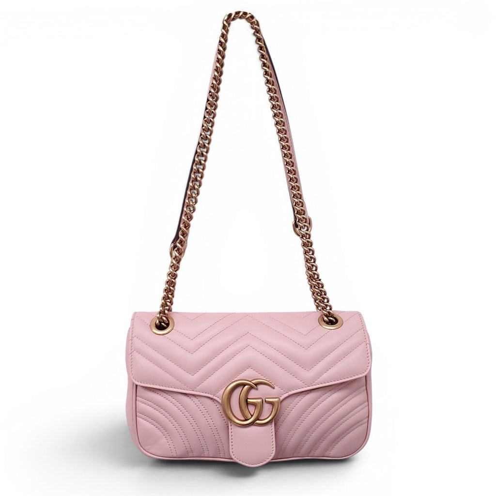 GUCCI BLUSH PINK GG MARMONT BAG