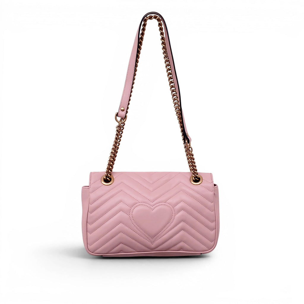 GUCCI BLUSH PINK GG MARMONT BAG