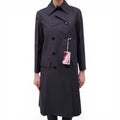 GUCCI CHARCOAL GREY DOUBLE BREASTED COAT - SIZE 40
