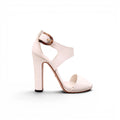 GUCCI CREAM HEELS WITH BAMBOO BUCKLE - SIZE 38