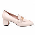 GUCCI CREAM LOAFERS WITH GG - SIZE 38