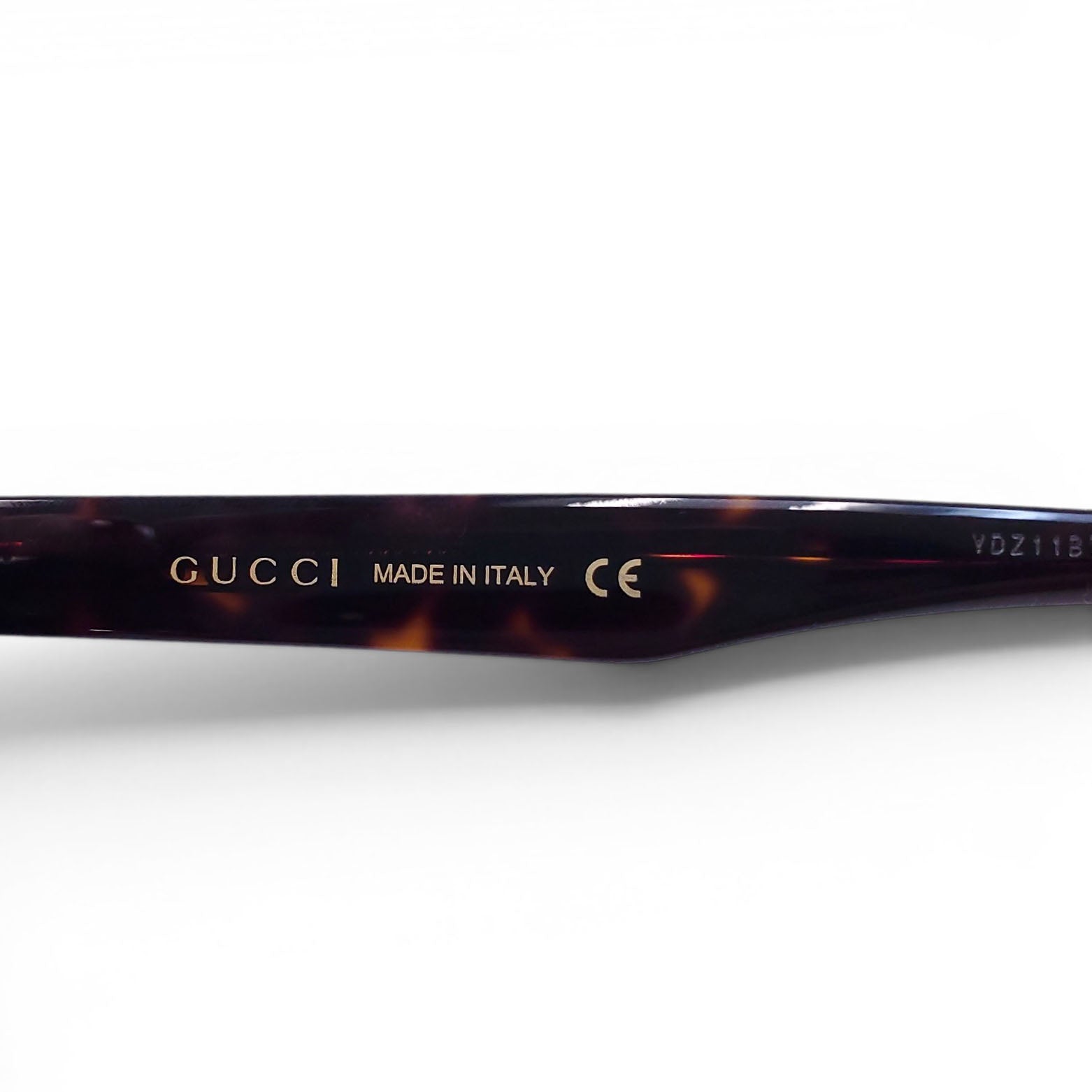 GUCCI DARK TORTOISE LARGE SUNGLASSES