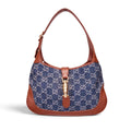 GUCCI DENIM JACKIE SMALL SHOULDER BAG