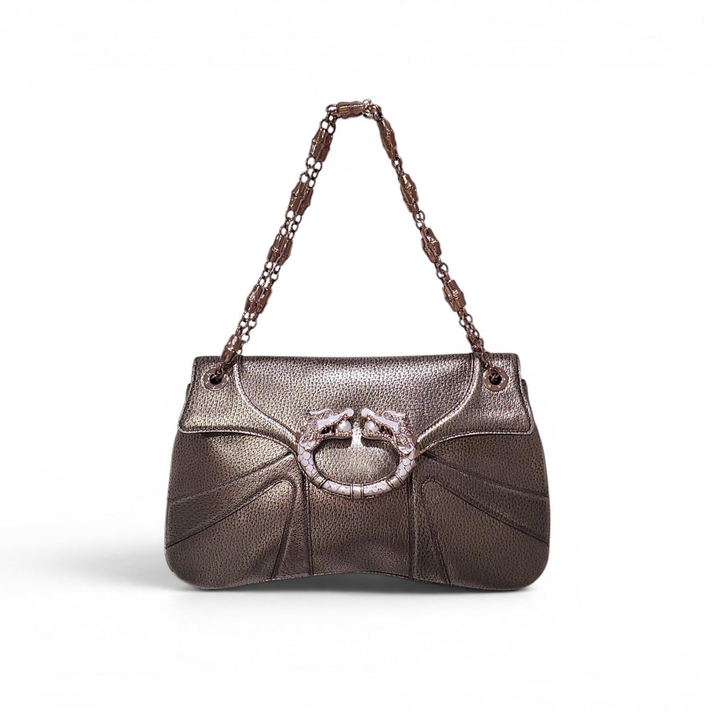 GUCCI DRAGON PEARL SHOULDER BAG
