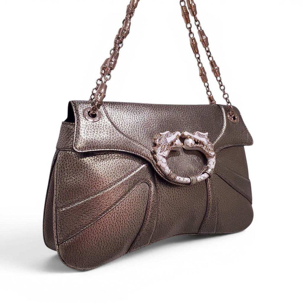 GUCCI DRAGON PEARL SHOULDER BAG