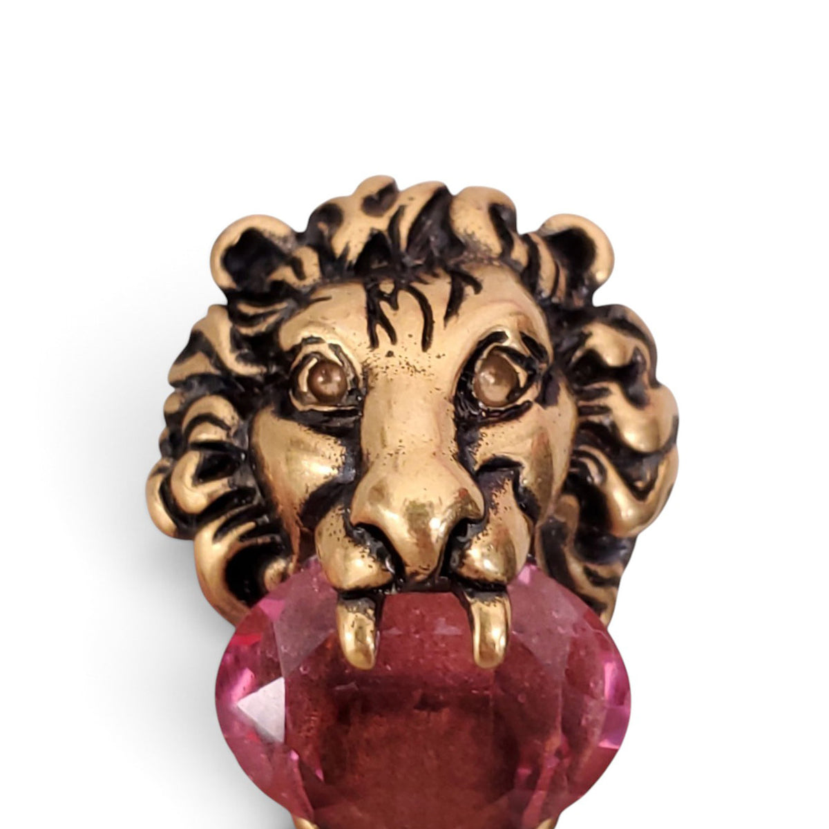 GUCCI DROPPED TIGER EARRINGS