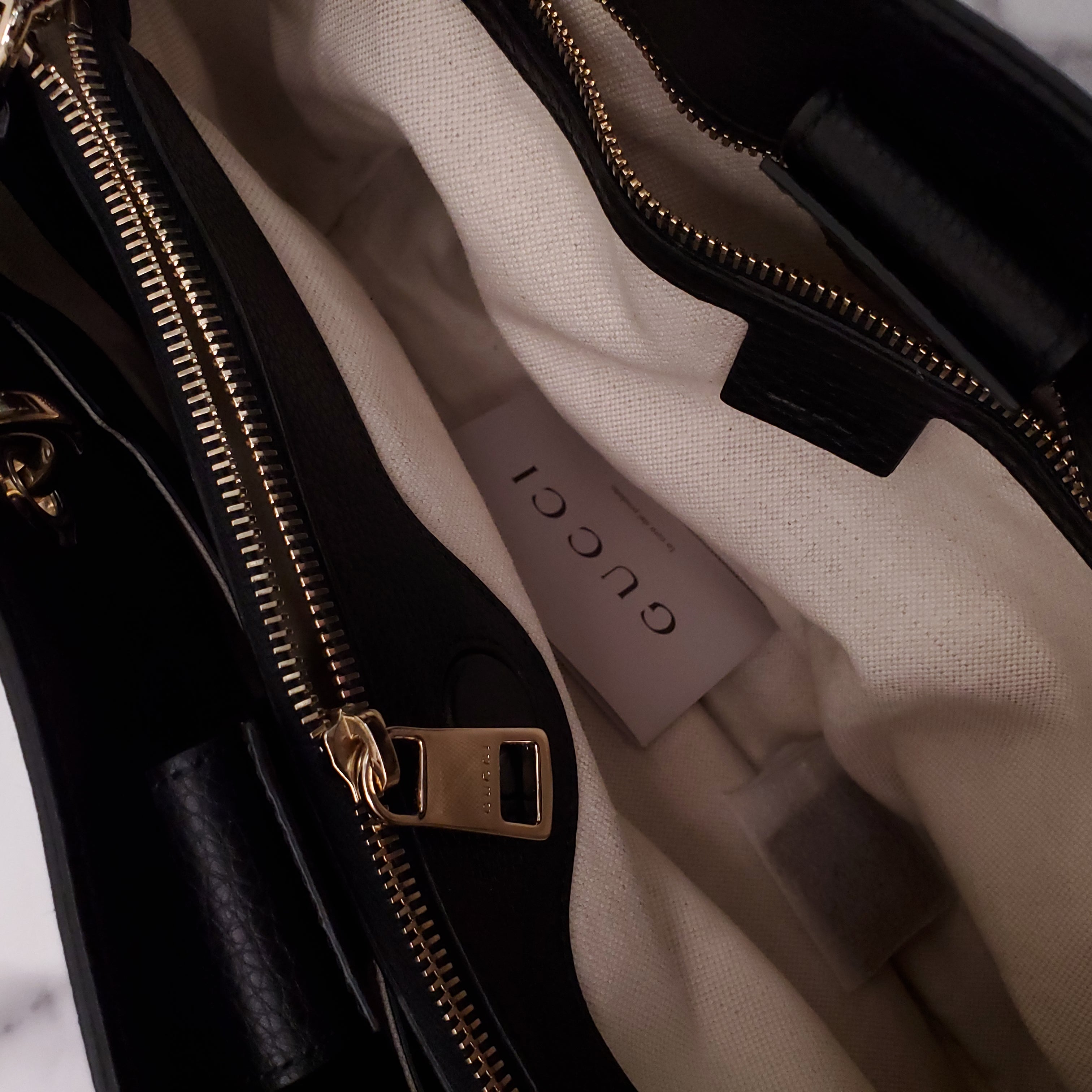GUCCI FLORAL BAMBOO BAG