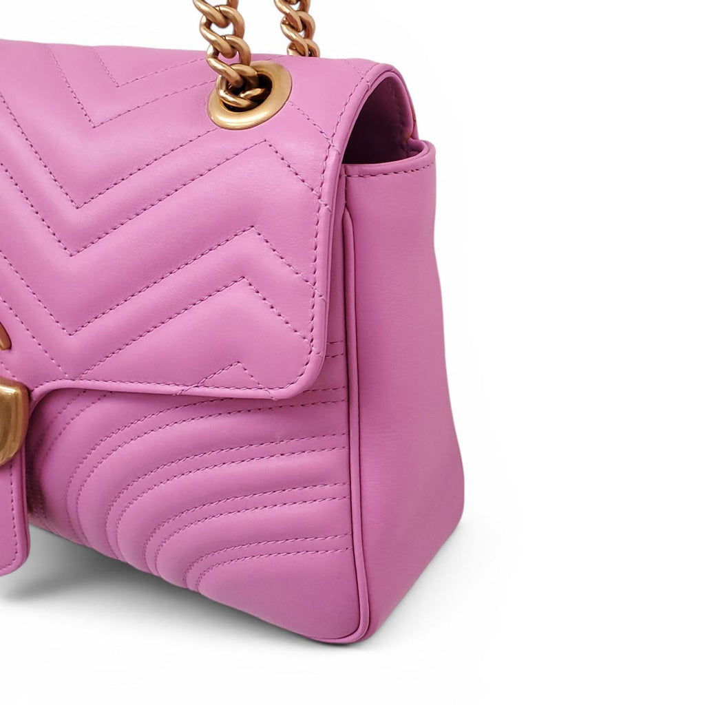GUCCI FUCHSIA LARGE GG MARMONT BAG