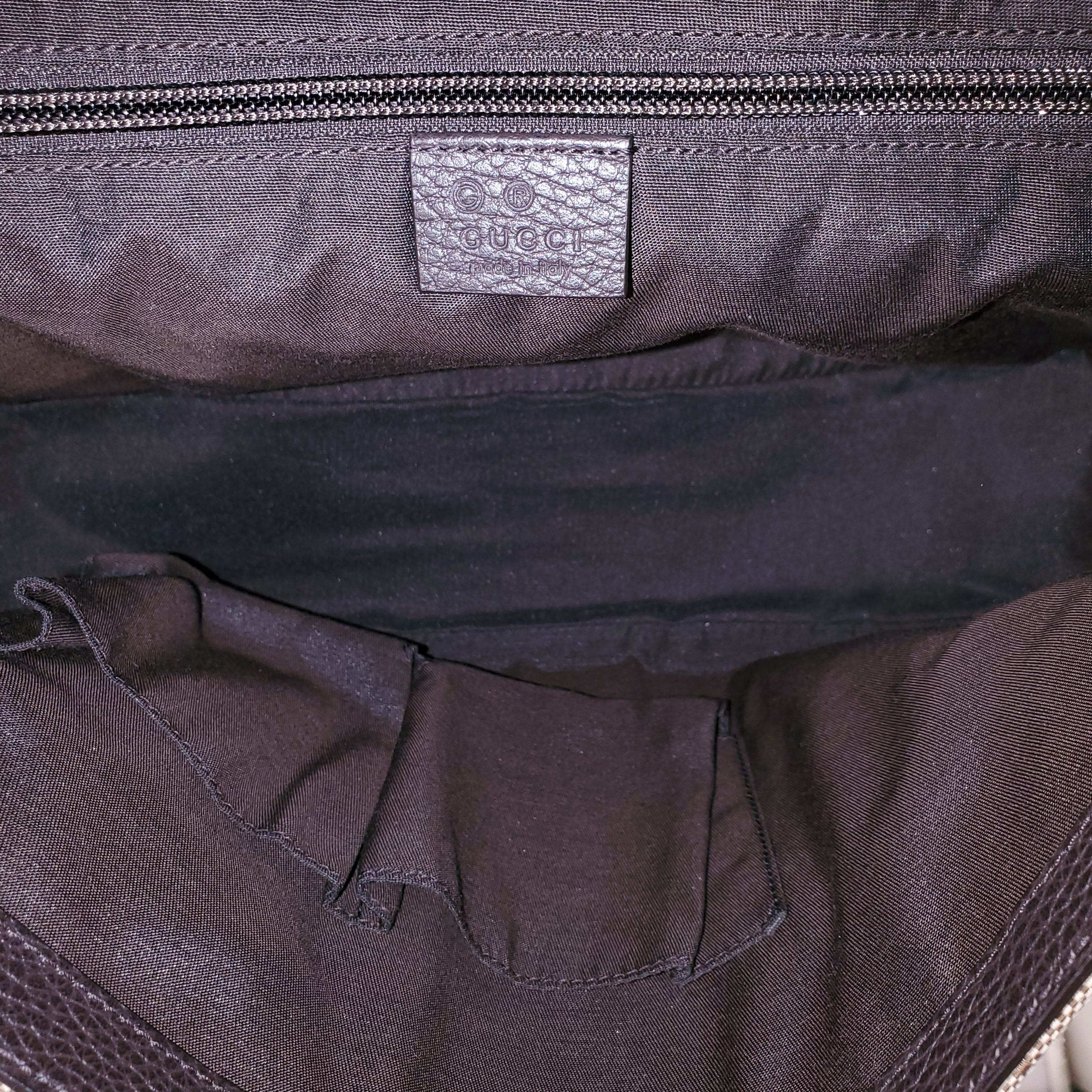 GUCCI GG CANVAS LARGE CROSSBODY BAG