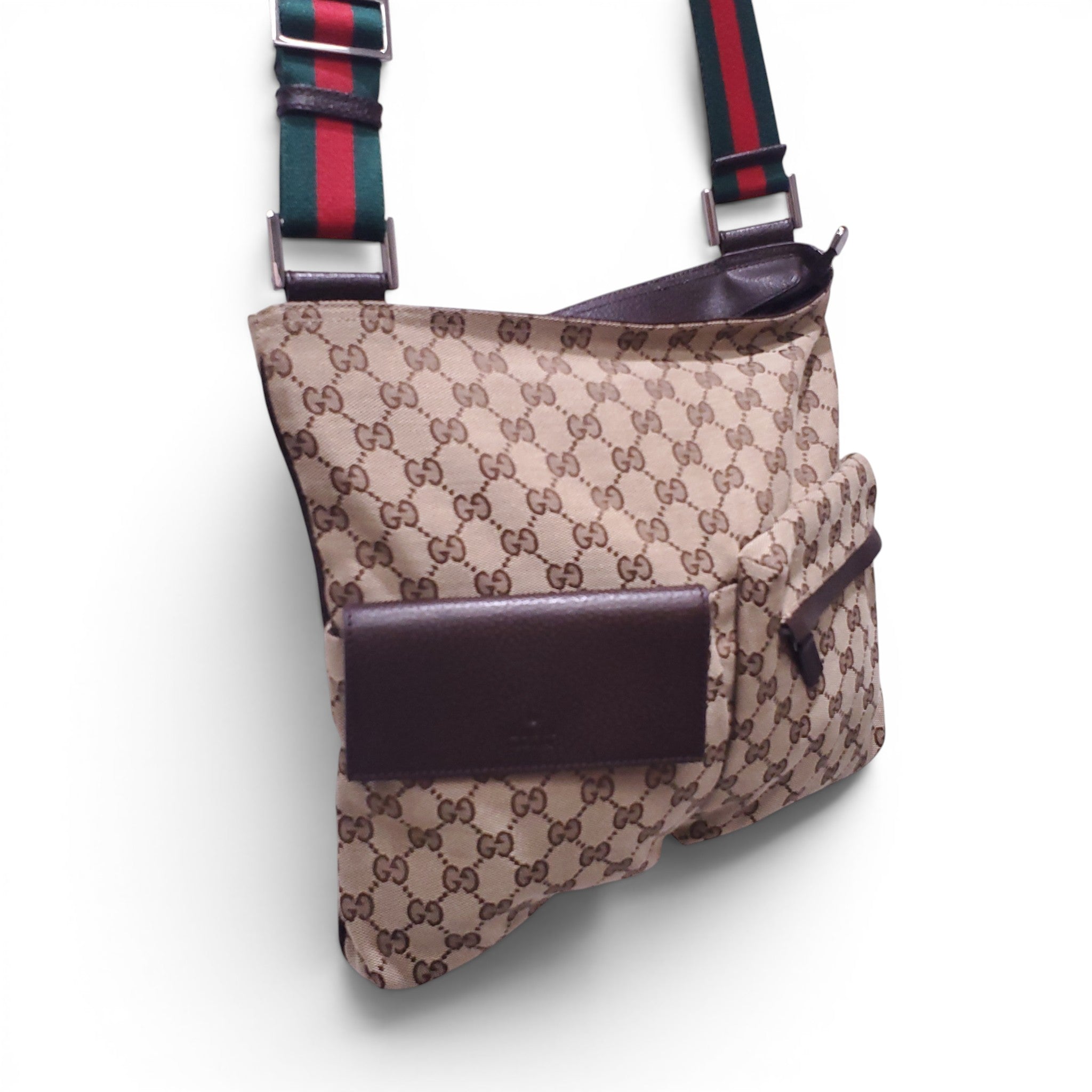 GUCCI GG MONOGRAM MESSENGER BAG