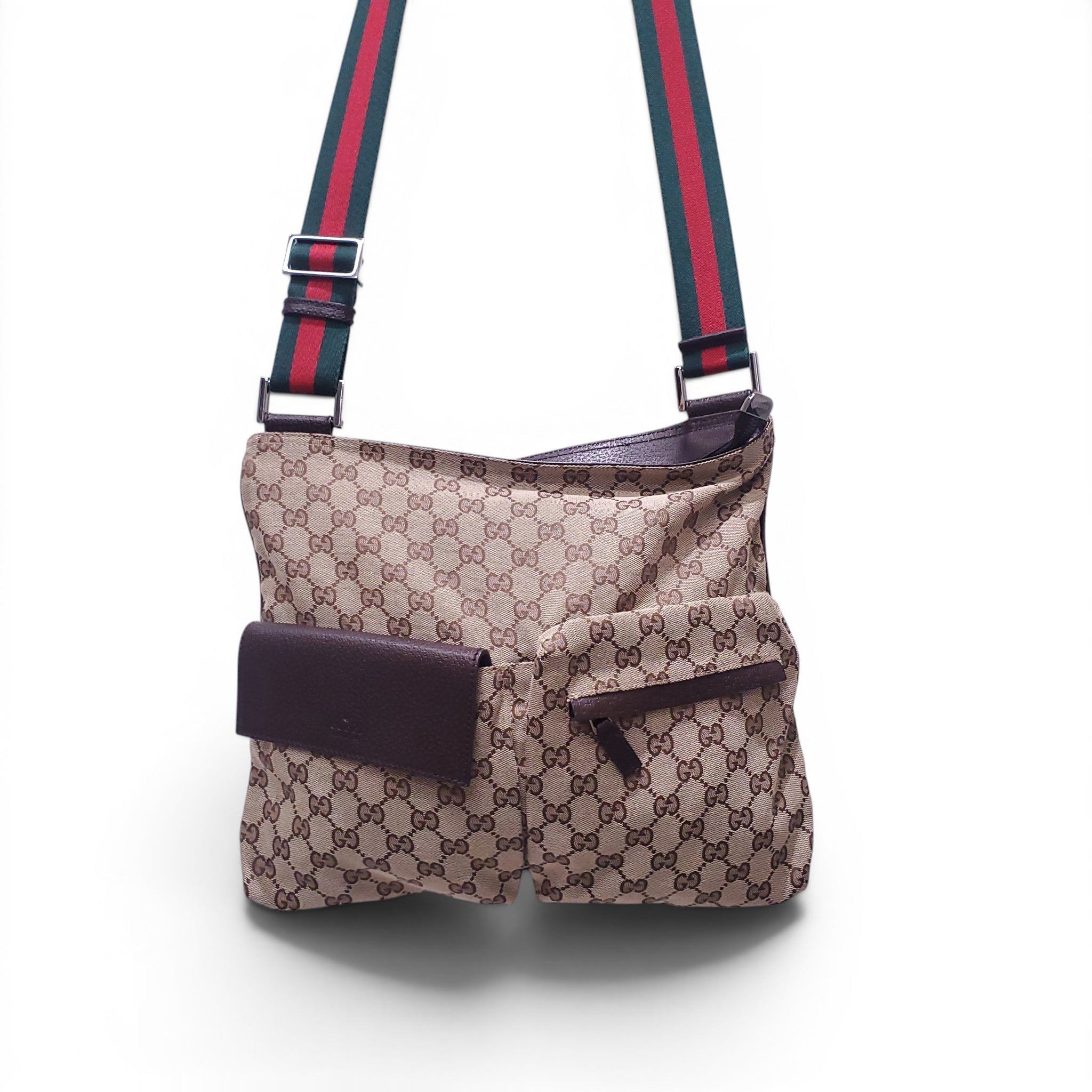 GUCCI GG MONOGRAM MESSENGER BAG