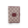 GUCCI GG SUPREME MONOGRAM PASSPORT CASE