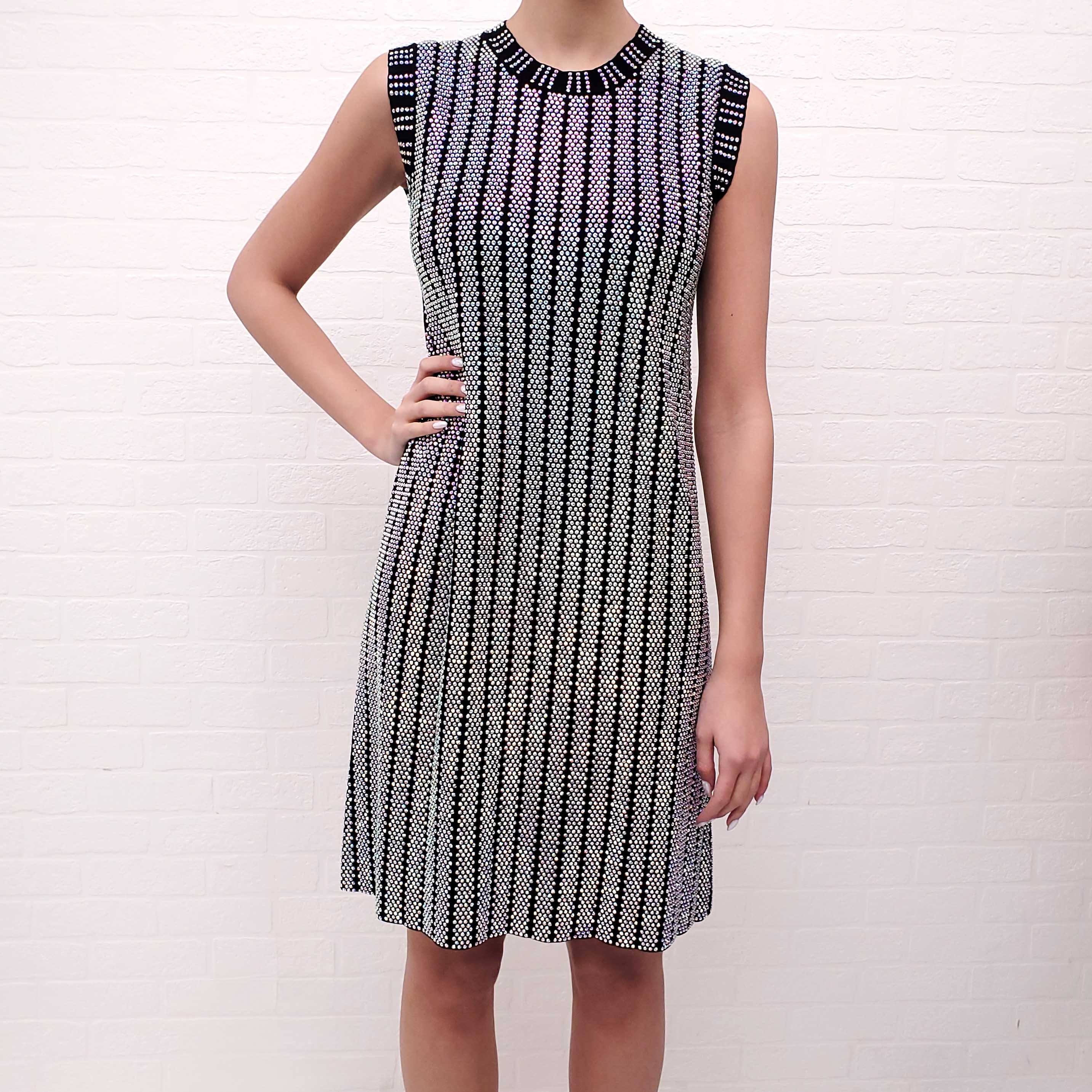 GUCCI IRIDESCENT CRYSTAL DRESS - SIZE M