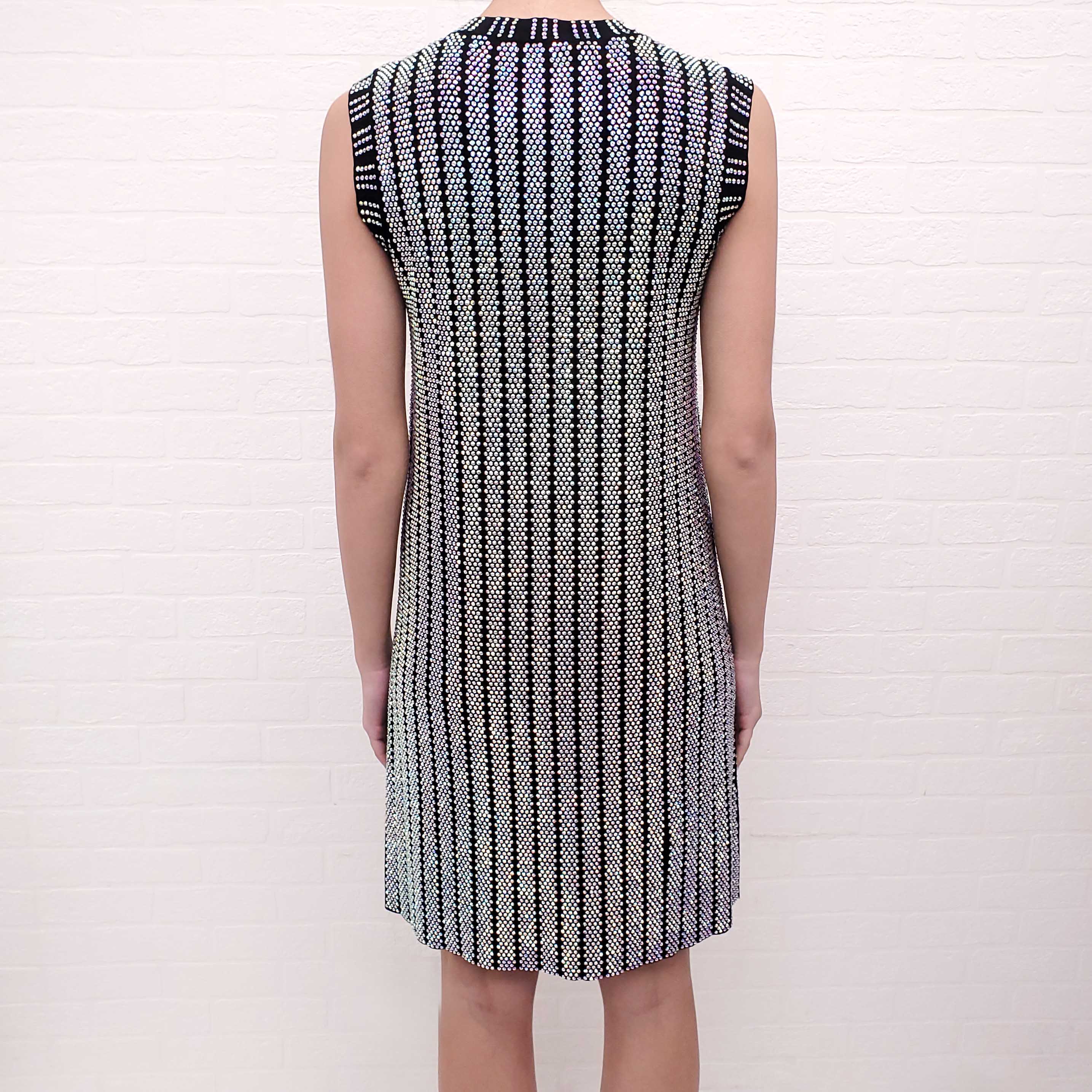 GUCCI IRIDESCENT CRYSTAL DRESS - SIZE M